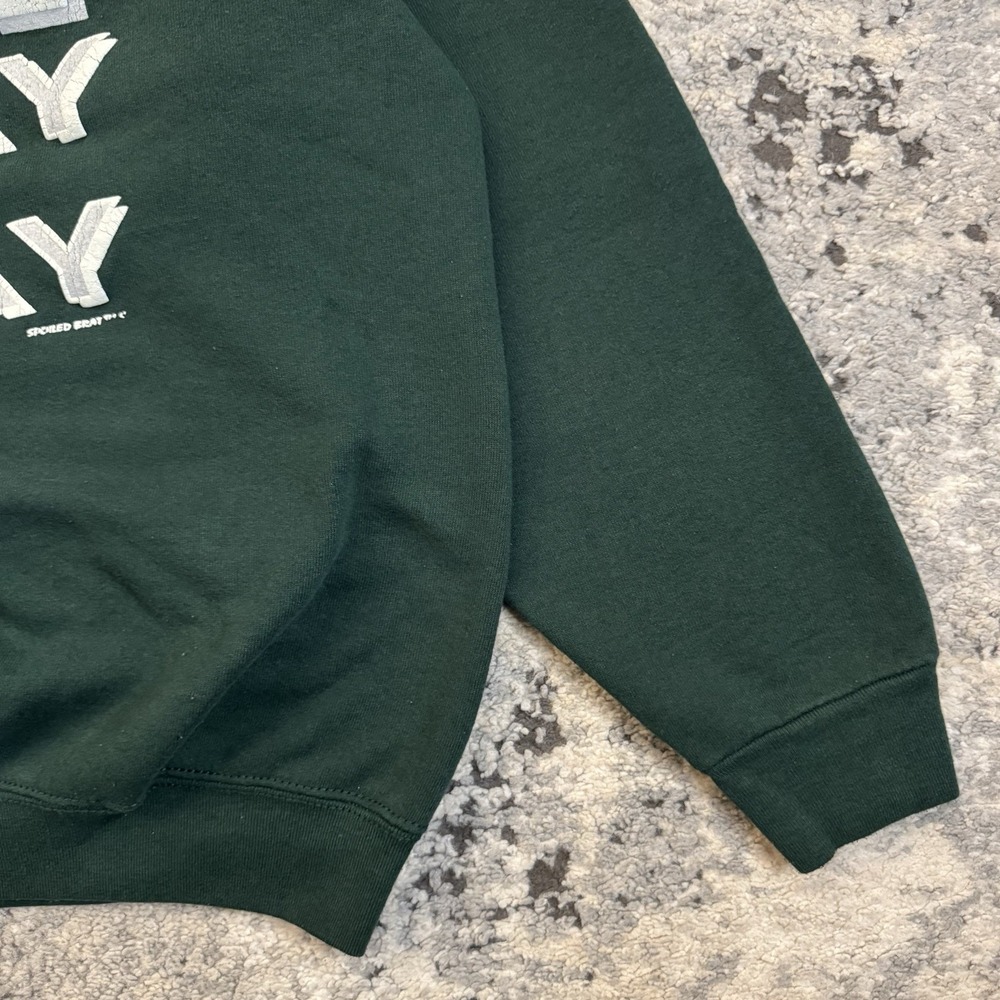 Vintage Spoiled Brat "My Way Or No Way" Crewneck Sweatshirt Green Size XX-BAD - Picture 3 of 9